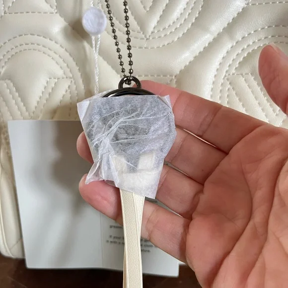 Valentino Cream Satchel with Quilted Heart Design - Picture 6 of 10